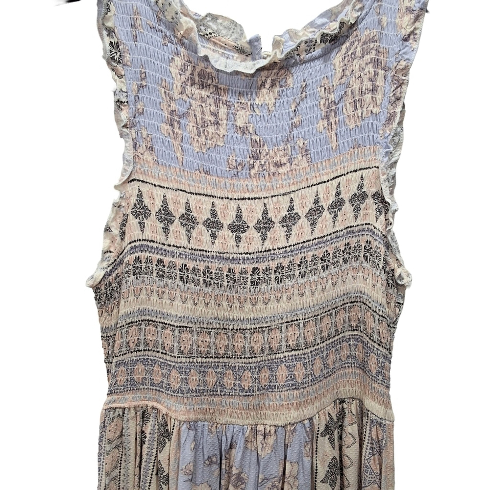 ✨2/$25 Altard State~Women Smock Neck Maxi Dress~Boho Sleeveless~Cottagecore~SM - Picture 4 of 11